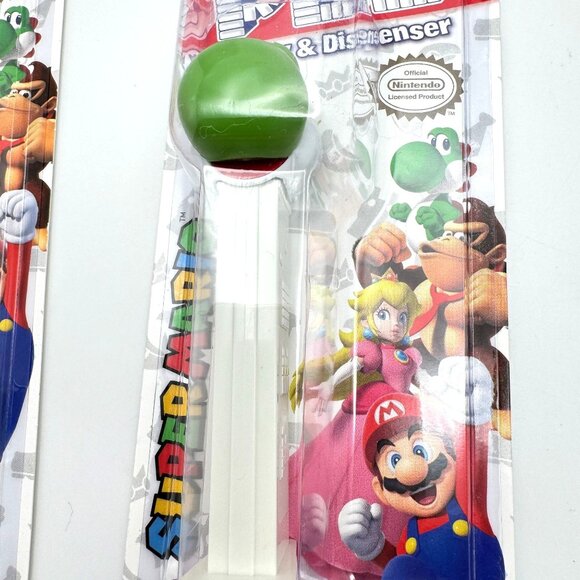 Super Mario Bros. Pez Candy Dispenser 4 pc Set Mario Luigi Princess Peach Yoshi - Picture 9 of 10